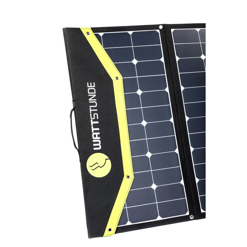 Het WATTSTUNDE® WS200SF-HV SunFolder 200W Solar Panel is een opvouwbaar en  licht zonnepaneel